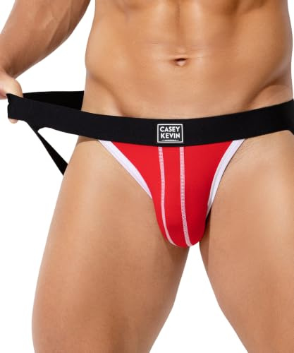 Casey Kevin Jockstrap Homme String sous-Vêtements Suspensoir Jock Strap Thongs Athletic Supporter Briefs Taille Basse