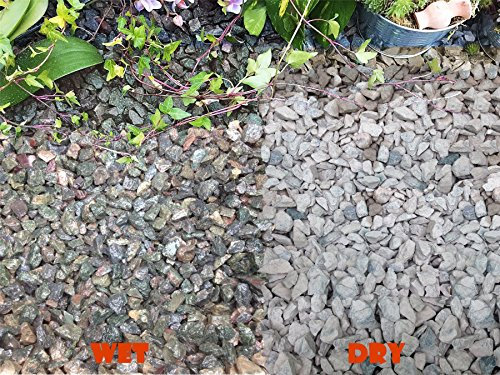 Gravilla para jardín, patio. Iridiscente azul granito virutas (10 – 20 mm), 5KG