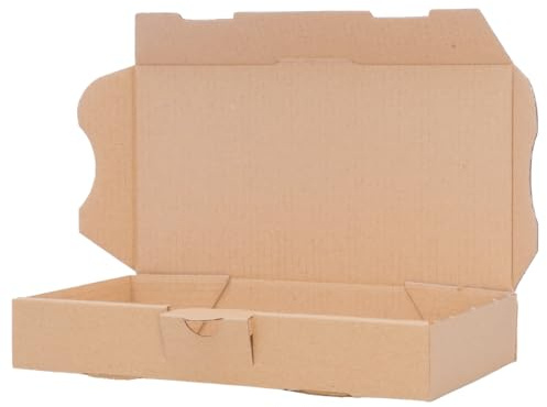 verpacking Maxibriefkartons 225 x 145 x 35 mm Braun [Größe und Stückzahl wählbar] DIN A5 Maxibrief MB-XS Versandkarton für Warenpost 100 Stück