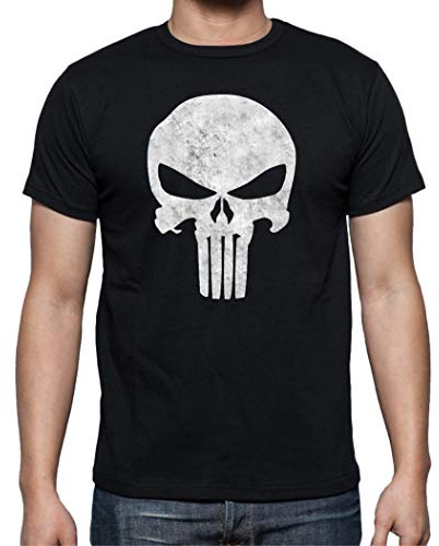the Fan Tee Camiseta de Hombre Punisher Castigador Comic 001 L