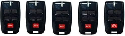 5 x BFT Mitto B RCB04 R1 Original-Fernbedienung (4 Kanäle) 433,92 MHz Rollcode