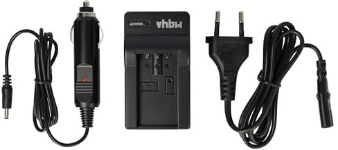 vhbw caricabatterie compatibile con Toshiba PDR-M61, PDR-M65, PDR-M71, PDR-M81, PDR-T10 batterie di fotocamera videocamera DSLR