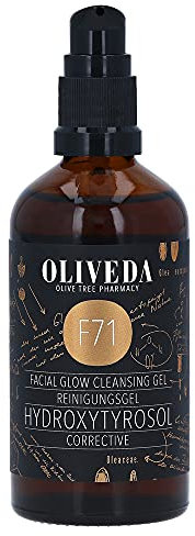 Oliveda F71 - Reinigungsgel Hydroxytyrosol Corrective | Waschgel mit Hydroxytyrosol + Vitamin E + pflanzliche Zuckertenside für saubere & reine Haut + porentiefe Reinigung - 100 ml