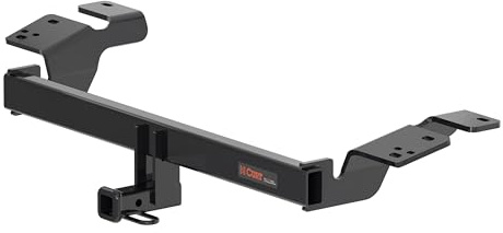 CURT 11576 Class 1 Trailer Hitch, 1-1/4-Inch Receiver, Fits Select Toyota Avalon, Camry, Gloss Black Powder Coat