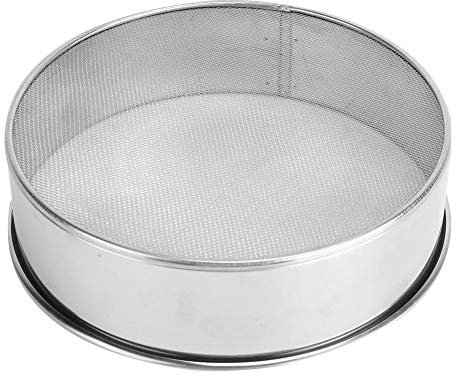 Sieve Fine Mesh, Stainless Steel Flour Sieve Fine Mesh Powder Sieve Strainer Baking Sifter Sieve, 8.3inch