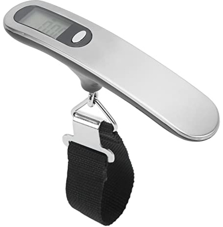 Handwaage, Digitale HäNgewaage mit Transparentem Display FüR GepäCk- und Expresswiegungen