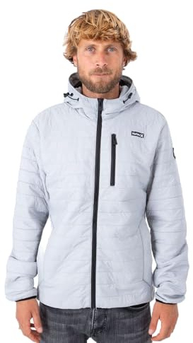 Hurley H6N135F1CI Chaqueta, Light Stone Grey, S