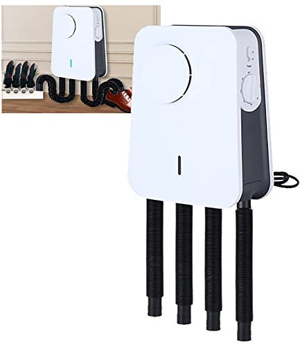 Samnuerly Electric Shoe Dryer,Boot 265W Wall Mounted Deodorization Shoe Drying Machine With 180 Min Timer, Telescopic Hose Boots Warmer Portable Shoe Heater For Gloves Socks