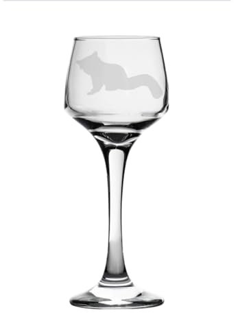Red Panda Engraved Sherry Glass, Animal Gift for Women, Gift for Men