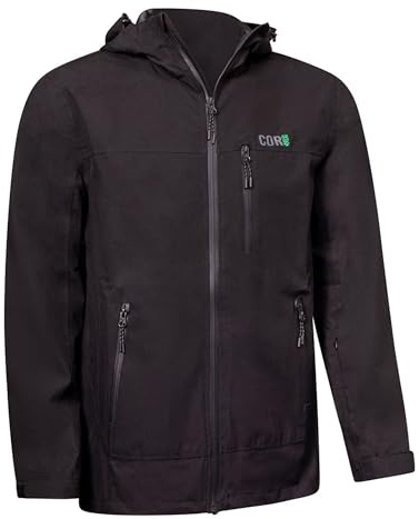 COR Surf Huakai Regenjacke - Leichte, Wasserdichte Jacke für Reisen, 5 Geheimtaschen, 150D mechanischer Stretchstoff für Bewegungsfreiheit, Zusammengerollt verstaubar im eigenen Beutel - Größen XS-2XL