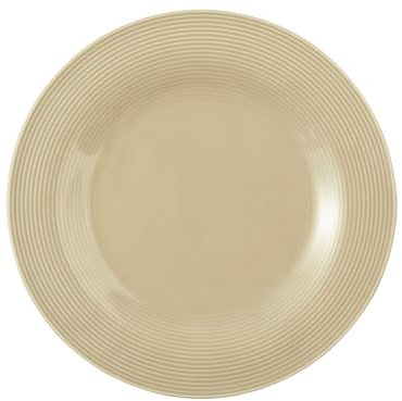 Seltmann Weiden Beat Assiette plate Assiette à servir Beige sable Ø 30 cm