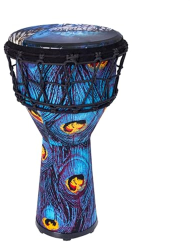 Kleine, 12 Zoll Große, Verstellbare Afrikanische Trommel, Professionelle Percussion-Handtrommel Für Erwachsene Djembe Für Anfänger (Color : A)