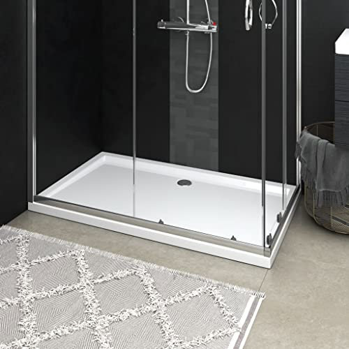 SKM Piatto Doccia in ABS Rettangolare Bianco 70x120 cm Articoli di ferramenta, Prodotti Idraulici (12,97KG)