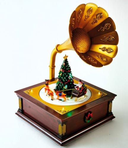 Musicboxworld MMM GmbH, 64094 Spieluhr - Grammofon mit Christbaum Szene