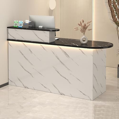 Empfangstheke, Reception Desk With Keyboard Drawer, Reception Counter, Kassierer Counter, Verkaufstisch, Empfangstresen Aus Holz, Für Eine Vielzahl Von Bekleidungsgeschäften, Convenience-stores ( Colo