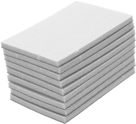 GARVALON 9pezzi Spugna Abrasiva Per Cartongesso Di Vetrata Per Metallo Blocchi Abrasivi Bagnati e Secchi Di Tamponi Di Spugna Per Levigatura Manuale