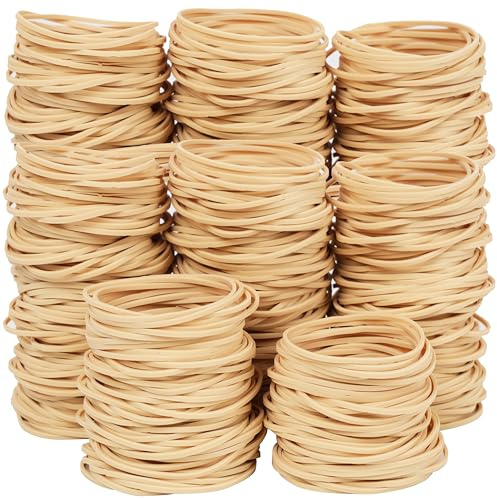 AMUU Rubber Bands 500pcs Size#18 Elastic Rubber Bands for Office Supplies, School, Home, for money,flower