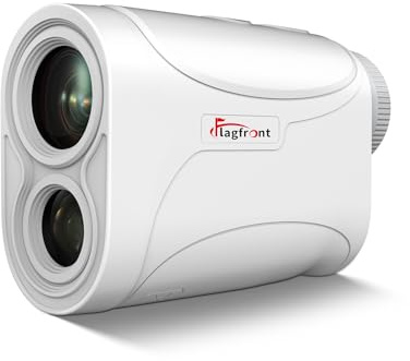 Flagfront Range Finder Golf Rangefinder with Slope, 1200 Yards Golf Range Finder, 6X Magnification, Flag Locking Vibration, Must Accessories for Golfer