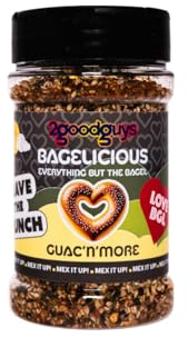 2GoodGuys Bagelicious Everything But the Bagel Seasoning - Savoury Seasoning - Original Bagel Topping - Crunchy Toasted Seeds (180g, Guac'n'More)