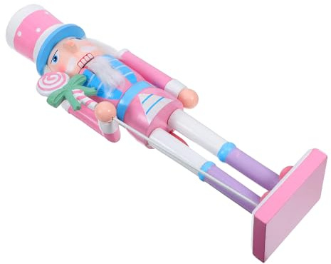 POPETPOP Cascanueces de Navidad de Madera Soldado de Figura Pintada Mano para Decoración de Hogar Fiesta de Navidad Mesa Navideña