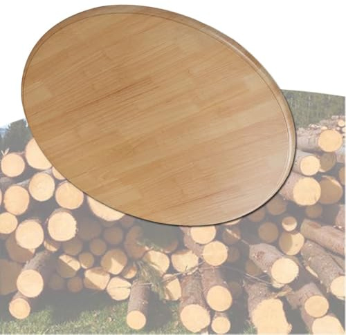 KGPGNYMYHA Plateau Tournant De Table en Bois De 70cm 80cm Plateau Tournant De Cuisine, Plateau Tournant De Service Rond, Durable Et Facile À Nettoyer(90 cm (36 in))