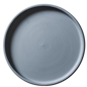 FZL02068LM Soucoupe Soucoupe Ronde for Pot de Fleurs, bac à Plantes en céramique Multicolore Coupelle Pot de Fleur(Grigio,Grand)