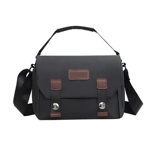 FonHNDG Borsa per fotocamera Borsa a tracolla for fotocamera da uomo/donna in nylon, resistente all'usura, impermeabile, for reflex digitali e obiettivi