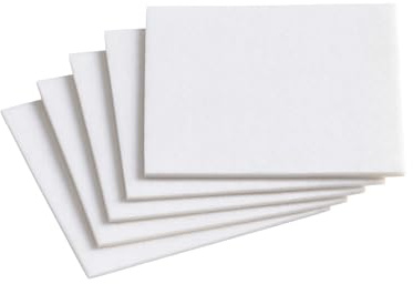 Feltrini Adesivi 50×100 mm – Set 8 Pezzi – Varianti Colore Bianco o Marrone – Proteggi Pavimenti e Mobili – Antigraffio e Antirumore – LEMAG SRL (Bianco, 50×100 mm)