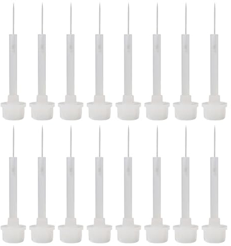 Ipetboom 60piezas Cepillo de Uñas Ultrafino para Esmalte de Uñas Pinceles para Polvos de Inmersión Recambio de Pincel para Esmalte Gel para Arte de Precisión Manicura