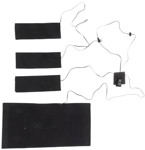 GLEAVI Pad Riscaldante per Abbigliamento Alimentazione Usb, Regolazione Temperatura a 3 Livelli, Fibra Complessa, Lavabile per Inverno e Uso Quotidiano
