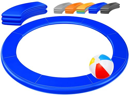 KESSER® - Trampolin Randabdeckung Ø 244, 305, 366, 426 cm, 30cm breit 100% UV-beständig reißfest Federabdeckung inkl. Beachball