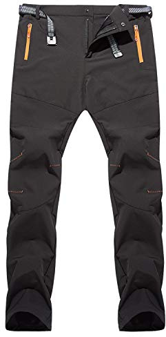 7VSTOHS Pantalon de randonnée Confortable pour Hommes Pantalon Chaud Coupe-Vent Escalade Marche Casual Pantalon pour Hiver/Automne/Printemps/été