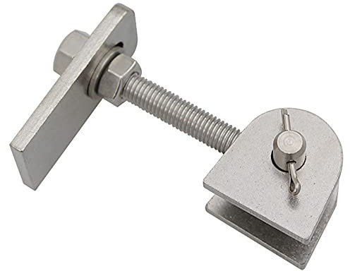Torband, verstellbar Made in Germany - Material/Oberflächen: Edelstahl V2A blank, Maß A: 20 mm - 047000016405 erial/Oberflächen: Edelstahl V2A blank, Produktgruppe: Torbänder