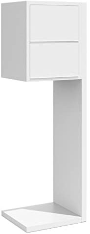 Briefkastenanlage, Design Briefkasten Hermes Weiß - Bravios in Weiß
