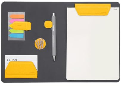 LHiDS Multifunctional Magnetic Board, Folio A4/A5 (Yellow, A5)