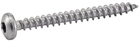 50 X Rundkopf Spanplattenschrauben mit verstärktem Kopf 4.5 x 60