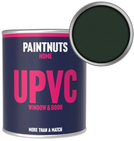 Paintnuts UPVC Window & Door Paint - RAL-6009 - FIR GREEN Matt 500ml Tin