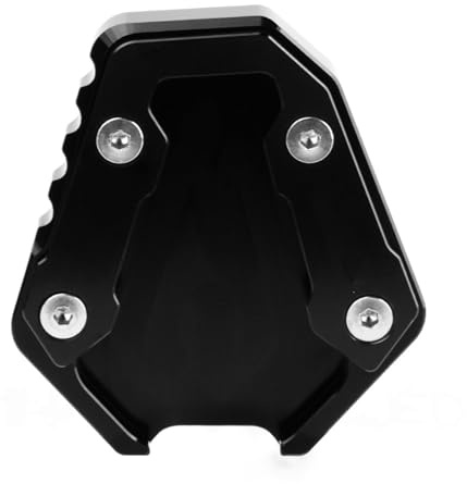 Pata de Cabra para Motocicleta Para Benelli Para TRK702 Para TRK702X Para TRK 702 X Para TRK 702 2022-2023 Almohadilla Extensión Caballete Lateral Para Motocicleta Support Plate ( Color : Negro , Tall