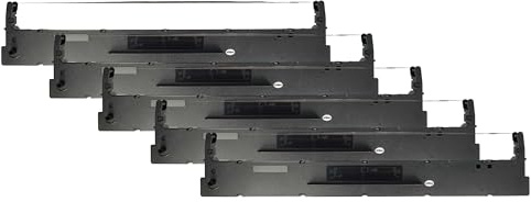 vhbw 5x Farbband Schriftband kompatibel mit Tally 2610