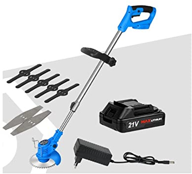 Hedge Trimmer,Grass Cutter,Hedge Shear,Lawn Mower, 20V Electric Grass Trimmer Cordless Lawn Mower 12in Auto Release String Cutter Pruning Garden Tools Li-ion Battery for Garden, Lawn(21V-Set1)
