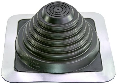 Brida antiingreso de EPDM flexible de paso de techo resistente a la temperatura protección de tuberías de chimenea paneles MASTER FLASH® estándar #3 (0-146 mm) (SQ301BA-SET)