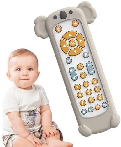 de Control Remoto para niños pequeños, de Control Remoto para, Juguetes Musicales de Aprendizaje en Forma de Animal Lindo, 3 Idiomas (inglés, español y francés) Juguetes de Aprendizaje