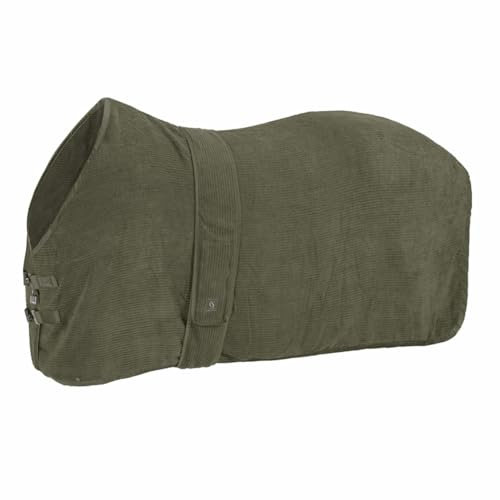 Eskadron Abschwitzdecke Pferdedecke Pferdebademantel Terry-Robe in Dusty Olive, Größe:XL (155)