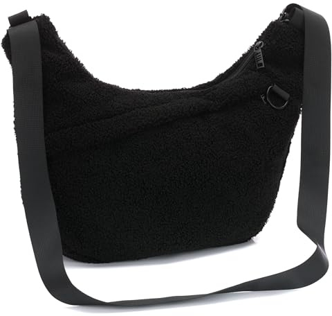 Fillikid Buggy Organizer Daybag | Stilvolle Kinderwagen-Tasche aus Teddyplüsch | Weich & luxuriös | Mit praktischer Fächeraufteilung | Ideal für Windeln, Snacks & mehr | Einfache Befestigung