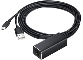 SMASOLO Network Card Ethernet Adapter Micro Usb for Tv No Buffering