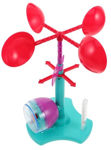 ERINGOGO Wind Vane Anemometer Educational Science Experiment Kit Handheld Wind Meter STEM Learning Weather Measurement Physics Exploration