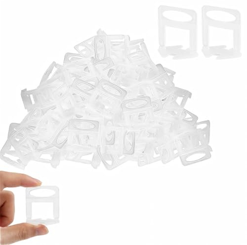 Sistema de nivelación de baldosas, 600 Piezas, cuñas para Azulejos y Base de 1,5 mm, para Colocar baldosas en Suelos y Paredes, Reutilizable, fácil de Usar