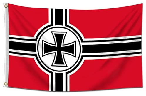 Bandera alemana de los cruzados de guerra, 60 x 90 cm, poliéster, telón de fondo, banderas para exteriores, color: bandera alemana de los cruzados de guerra