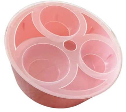Obotsnoi Maceta hidropónica multiusos de 3 compartimentos para múltiples flores de jacinto, cultivo de plantas de jardinería en interiores, bandeja