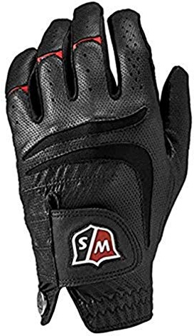 Wilson Wgja00103S Staff Herr Golfhandskar, Grip Plus, Vänster, Svart, S